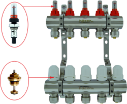 Колектор латунний HKB-202/05 1", на 5 виходи