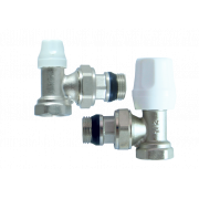 Комплект кранов радиаторных угловых(верх+низ) HRV-619 1/2"