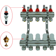Колектор латунний HKB-202/05 1", на 5 виходи
